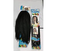 UK: Options. Impression Afro Kinky Bulk Hair. Marley Twist Braid. Effortless Braiding (Black Colour 1B)