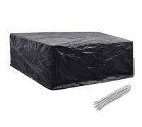 vidaXL Garden Furniture Cover 10 Eyelets 260x260x90cm Water-resistant Protector
