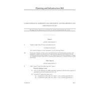 UK Parliament Planning and Infrastructure Bill Commons Reasons, Agreement and Amendment, House of Lords HLB 147, Perfect Binding, 297 x 210 mm