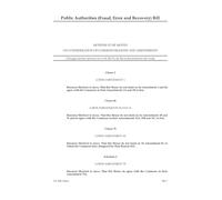 UK Parliament Public Authorities (Fraud, Error and Recovery) Bill, House of Lords Motions, Perfect Binding, A4 Size (297 x 210 mm), 4 Pages, English