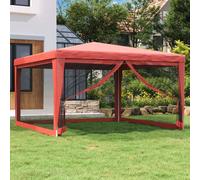Party Tent with Mesh Sidewalls Canopy Gazebo Multi Colours Multi Sizes vidaXL