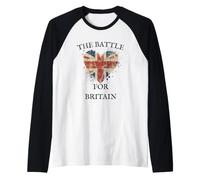UK Patriots British Pride GB Proud THE Battle for Britain Raglan Baseball Tee