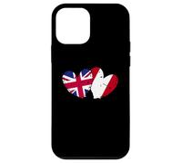 UK Peru Hearts Flag British Peruvian Friendship Case for iPhone 12 mini