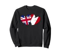 UK Peru Hearts Flag British Peruvian Friendship Sweatshirt
