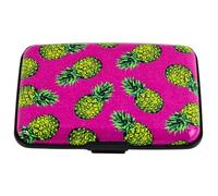 UK Phoenix Women Credit Card Holders Paisley Designs Card & ID Cases RFID Theft Protectors Anti Scan Aluminium for Credit Card Debit Card Driving Licence Business Cards Strong Wallet (Pineapple)