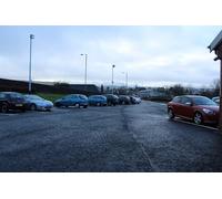 UK Photo Poster Print A4 / 12"x8" Railway Station Car Park, New Cumnock Pathhead/NS6114 c2014