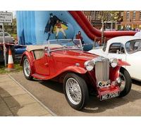 UK Photo Print 8"x6" 1946 MG Midget TC at Trencherfield Mill Wigan c2013