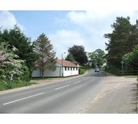 UK Photo Print 8"x6" Beccles Road past the Loddon veterinary surgery Loddon c2016