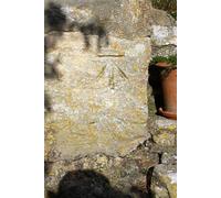 UK Photo Print 8"x6" Benchmark on 'Shepherds Cottage' Burford/SP2512 c2016