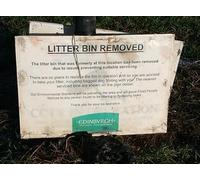 UK Photo Print 8"x6" Disinformation Notice Currie c2016