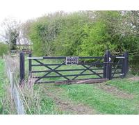 UK Photo Print 8"x6" Gate At The End Blacksmith's Green c2012
