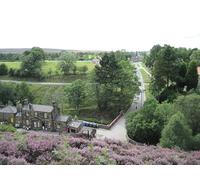 UK Photo Print 8"x6" - Looking down on Goathland Railway Station From the footpat c2009