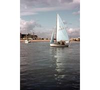 UK Photo Print 8"x6" Sailing On The River Arun Littlehampton c1965