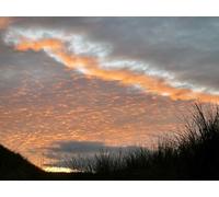 UK Photo Print 8"x6" Sunset over the dunes Squires Gate c2008