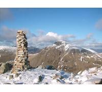 UK Photo Print A4 / 12"x8" A slender Cairn on Lingmell Wasdale Head/NY1808 Looking north c2010