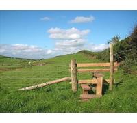 UK Photo Print A4 / 12"x8" A well built wooden stile Newton/SD2271 c2010
