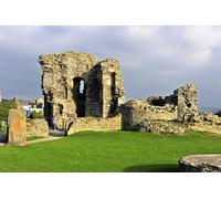 UK Photo Print A4 / 12"x8" - Aberystwyth Castle One of the numerous ruined walls within Aber c2010