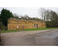 UK Photo Print A4 / 12"x8" Bakewell Station, east platform wall Grade 2 listed building.Ra c2014