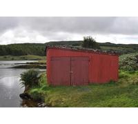 UK Photo Print A4 / 12"x8" Boat shed on the bank Tobermory c2010