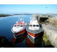 UK Photo Print A4 / 12"x8" Boats waiting to leave for St Kilda Leverburgh/An t-ob c2010