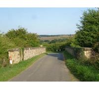 UK Photo Print A4 / 12"x8" Bridge over an old railway near Seaton Harringworth The London c2015