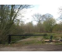 UK Photo Print A4 / 12"x8" Broken gate on Hicks Forstal Road Knave's Ash This gate (damage c2010
