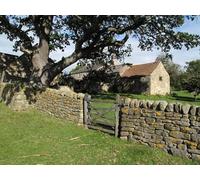 UK Photo Print A4 / 12"x8" Carrwood Hill Hamsterley/NZ1131 Field paths approach the build c2010