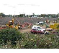 UK Photo Print A4 / 12"x8" Contractor's Site at Sheriffhall Drum A base for the reconstruc c2013