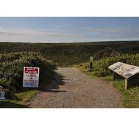 UK Photo Print A4 / 12"x8" Cornwall : Footpath Lizard A footpath heading from the car park c2015