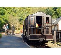 UK Photo Print A4 / 12"x8" Curly-roofed van at Tan-y-Bwlch, Gwynedd Tan-y-bwlch/SH6540 Th c2010