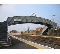 UK Photo Print A4 / 12"x8" Dromod Railway Station, County Leitrim Dromad With the redbrick c2007