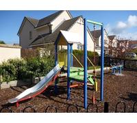 UK Photo Print A4 / 12"x8" Dunbar Townscape : Children's Play Area at John Muir Crescent, c2010