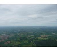 UK Photo Print A4 / 12"x8" East Devon : Devon from a Glider Saint Hill The row of houses a c2010
