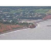 UK Photo Print A4 / 12"x8" East Devon : Sidmouth & Coastline Looking down to Sidmouth from c2010