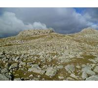 UK Photo Print A4 / 12"x8" Esk Pike Looking back on the descent down the Pike de Bield rid c2010