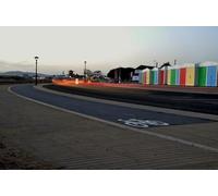 UK Photo Print A4 / 12"x8" Exmouth : Queen's Drive Queen's Drive as it gets dark and c2010
