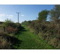 UK Photo Print A4 / 12"x8" Footpath alongside the Burton to Derby railway line Willington c2012