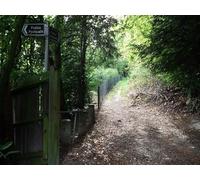 UK Photo Print A4 / 12"x8" Footpath junction on Beech Road, Biggin Hill A footpath leads s c2011
