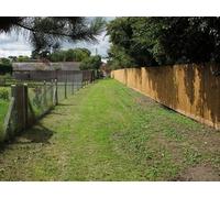 UK Photo Print A4 / 12"x8" Footpath past back gardens Dedham Heath c2011