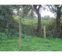 UK Photo Print A4 / 12"x8" Footpath sign Bury End/SP0936 Situated where it is, this well c2010