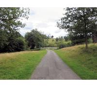 UK Photo Print A4 / 12"x8" Hamstead Park footpath Marsh Benham Beyond the cattle grid is o c2014