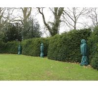 UK Photo Print A4 / 12"x8" Hidden statues Lower Brook The statues are still wrapped to pro c2010