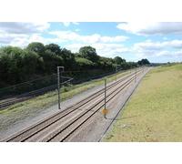 UK Photo Print A4 / 12"x8" High Speed 1 Railway towards Ashford Stonestreet Green The old, c2012