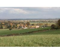 UK Photo Print A4 / 12"x8" Holdfast Hall Holdfast/SO8537 Viewed from the path up Heath Hi c2010