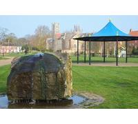 UK Photo Print A4 / 12"x8" Jubilee Gardens, Ely, Cambs. Ely/TL5480 With the cathedral for c2015