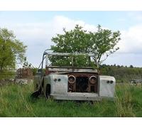 UK Photo Print A4 / 12"x8" Land Rover Waulkmill/NX4347 Great registration number, probabl c2010