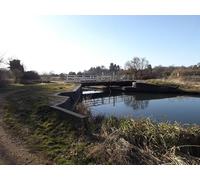UK Photo Print A4 / 12"x8" Lane into Fallowfield Dene and bridge over Red Burn Acomb/NY93 c2015