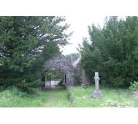 UK Photo Print A4 / 12"x8" Llancynfelyn graveyard - the gatehouse Llancyfelyn Not strictly c2010