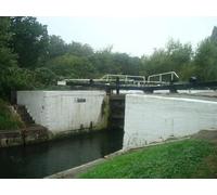 UK Photo Print A4 / 12"x8" Lock 97, Grand Union Canal, Hanwell Ealing c2010