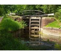 UK Photo Print A4 / 12"x8" Lock Near Alexander Barracks Bisley Camp (National Shooting Cen c2011